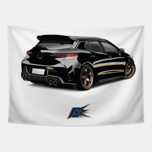 corolla altis hatch black Tapestry