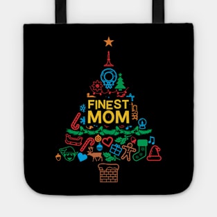 Finest Mom Gift - Xmas Tree 2 - Christmas Tote