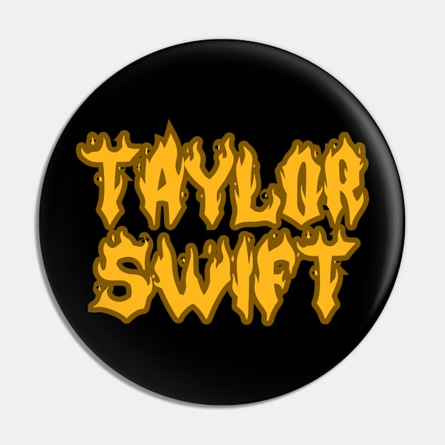 Flame Logo Illustration - TaylorSwift Pin by P a r a d o k s