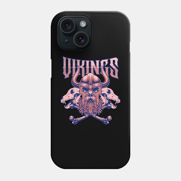 Viking Skull 7.1 Phone Case by Harrisaputra