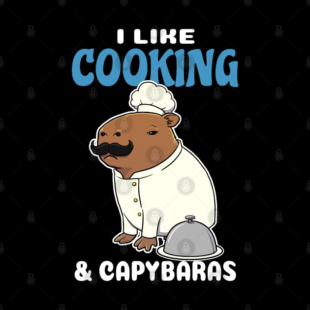 I Like Cooking and Capybaras Cartoon by capydays