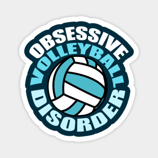 Obsessive Volleyball Disorder Magnet