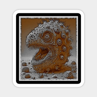 cactus head dinosaur Magnet