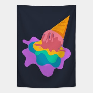 Rainbow ice cream Tapestry