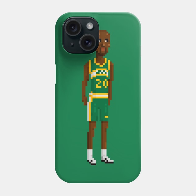 Gary Payton Phone Case by PixelFaces