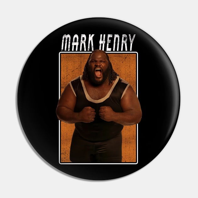 Vintage Wwe Mark Henry Pin by The Gandol