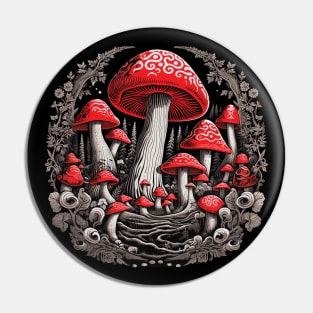 Mushroom Lover Pin