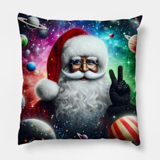 Santa in Space Pillow