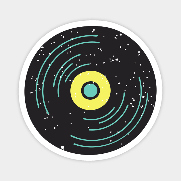 Modern Vinyl Magnet by NewWorldIsHere