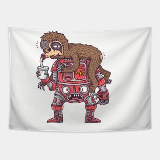 Cyber Sloth Tapestry