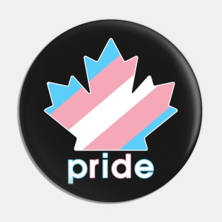 Trans Pride Maple Leaf Pin