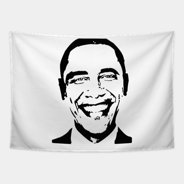 barack obama Tapestry by bahullah_art