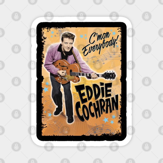 Eddie Cochran Magnet by jagerjg26