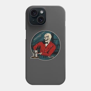 Vintage Tsukiji Tokyo Hotel Bartender Phone Case