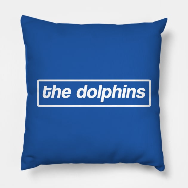 The Dolphins Pillow by Footscore