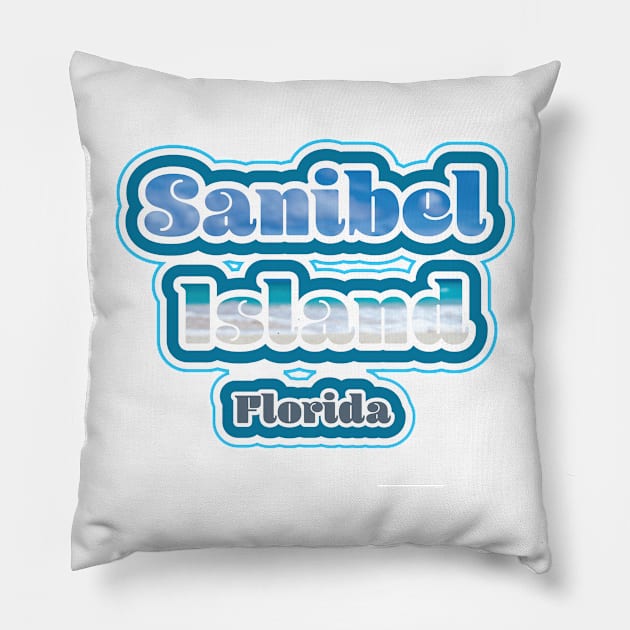 Sanibel Island, Florida Pillow by cricky