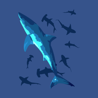 Sharks in the Ocean T-Shirt