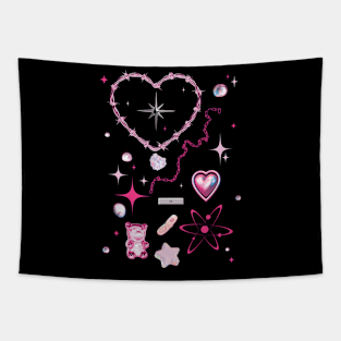 Y2K Aesthetic Pink Edition Tapestry