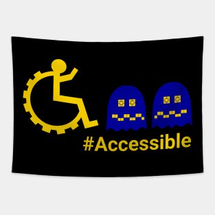 Accessible pacman Tapestry