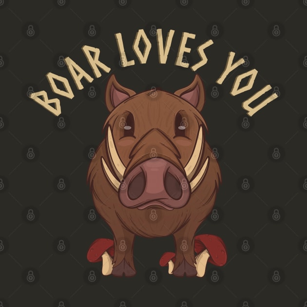 Valheim Boar Loves You by Artistic Imp