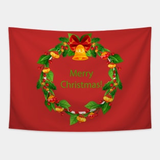 Merry Christmas Ring Tapestry