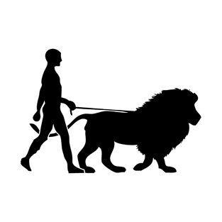 Pet Lion Silhouette T-Shirt