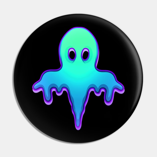 Slime Ghosty Pin by SilentNoiseArt