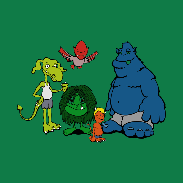 Cartoon Monsters by viSionDesign