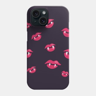 Vampire Lips Pattern Phone Case