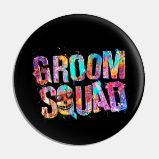 Groom Squad Pin