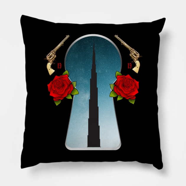 Dark Tower Keyhole Pillow by Geeky Gifts