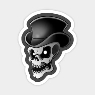 Skull tophat mrSkully Magnet