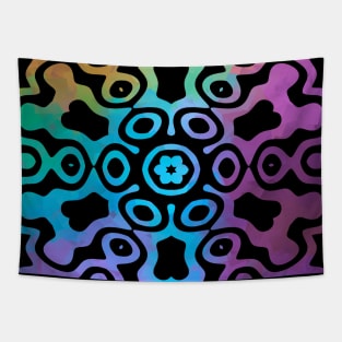 Watercolour Abstract Mandala Art Tapestry