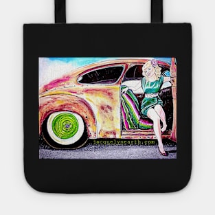 Classic Rusty Old Car Tote