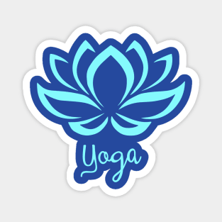 Lotus Flower Yoga Magnet