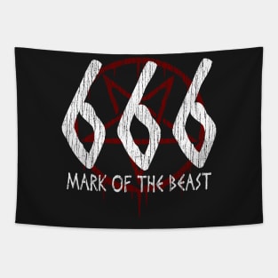 SATANISM AND THE OCCULT - 666 MARK OF THE BEAST Tapestry