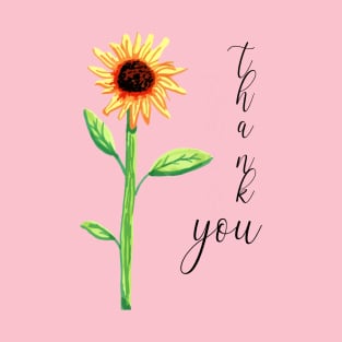 Sunflower Thank You T-Shirt