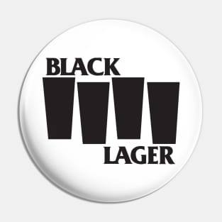 Black Lager Pin