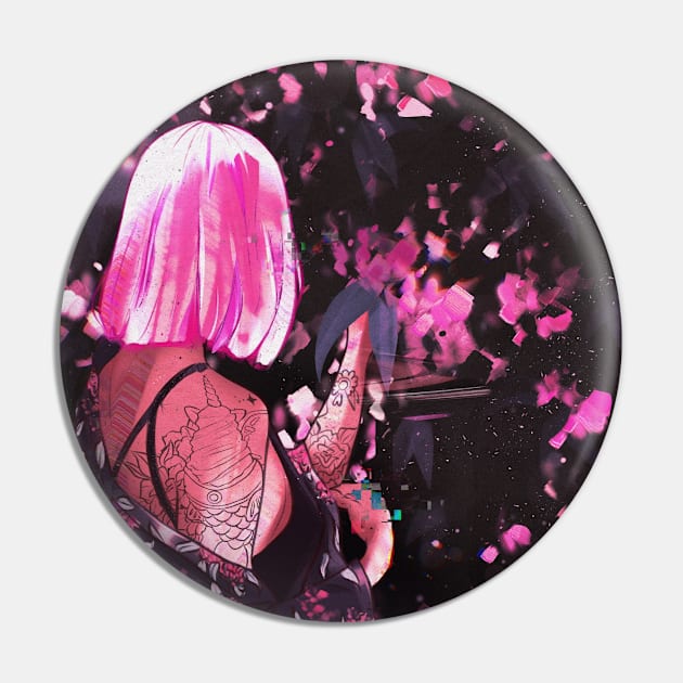 Kimono Girl Pin by Nina A. Milke