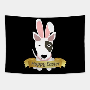 Bullterrier Happy Easter Bunny Ears Dog Lovers Gift Tapestry