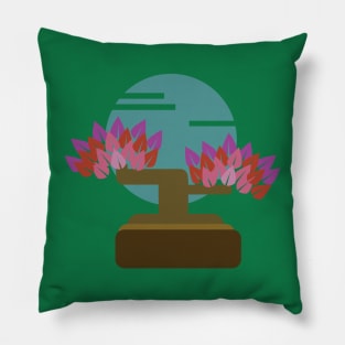 Beautiful Bonsai Art Pillow