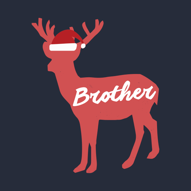 Brother Reindeer Family Group Christmas Eve Matching by Freid