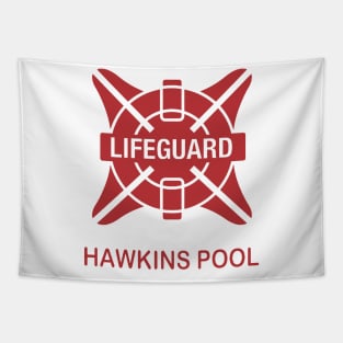 Lifeguard Hawkins Pool Tapestry