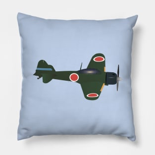 Japanese WWII Zero Fighter Plane Pillow