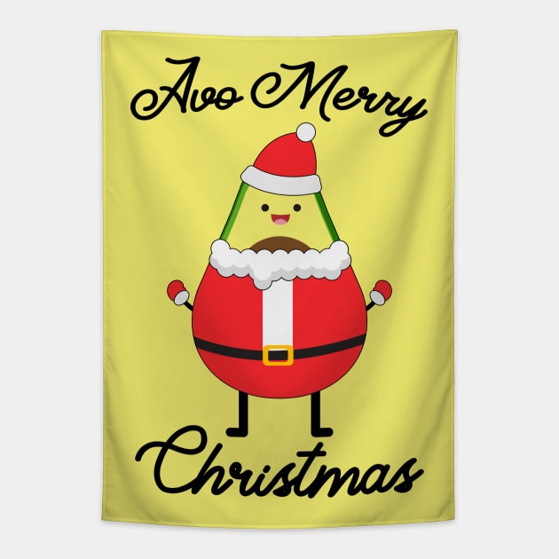 Avo Merry Christmas Tapestry by MZeeDesigns