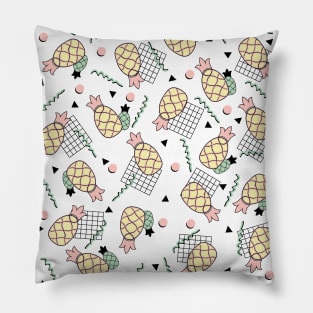 Memphis Pineapple Poster Pillow