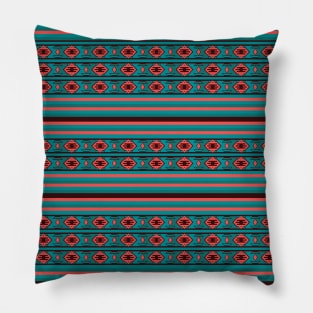 Ethnic Bohemian Kilim Style Pattern 2 Pillow