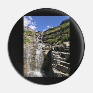 Waterfall in Mountains Pin