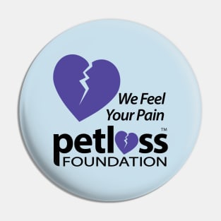 Pet Loss Foundation Feels Your Pain Pin