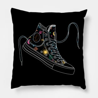 Virgo high tops - Pastel &amp; black Pillow